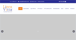 Desktop Screenshot of lineavitta.com.br